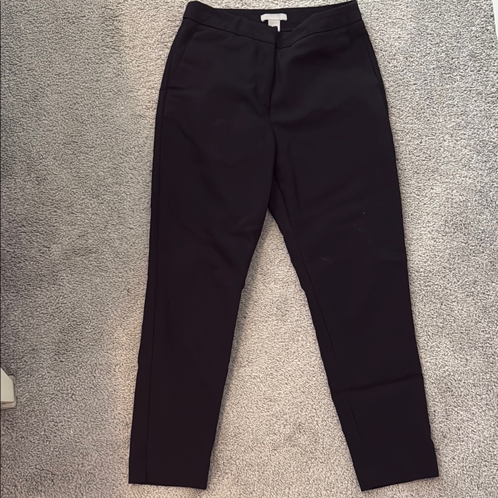 H&M Black Ankle Cropped Pants